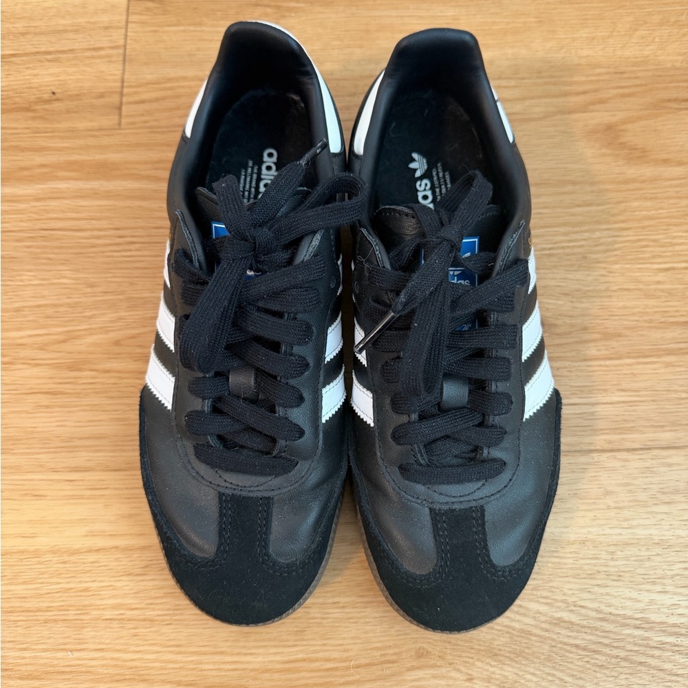 Adidas Originals Black Samba Sneakers - Picture 5 of 7